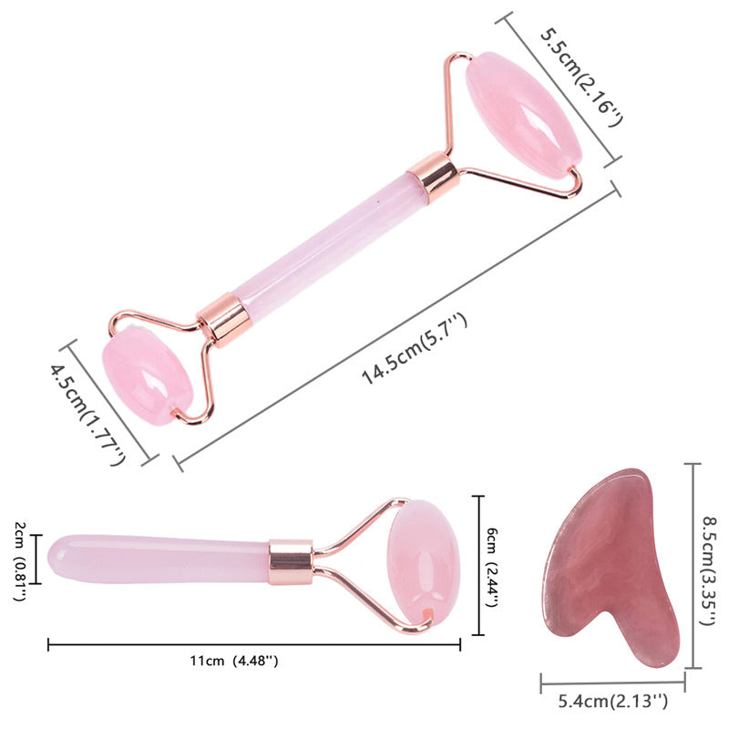Using the Soluvique gua sha for a facial massage