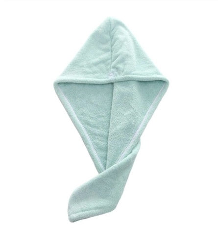 Soluvique microfiber hair towel close-up